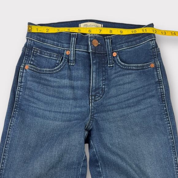 Madewell Mid-Rise Stovepipe Jeans in Dahill Wash Size 23 - Picture 9 of 11